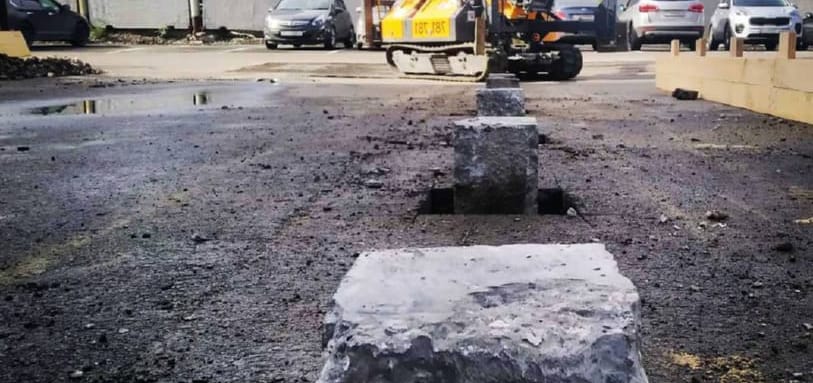 Фундамент на забивных ЖБ сваях