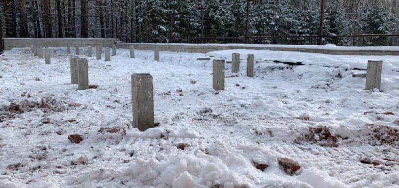 Фундамент на забивных ЖБ сваях